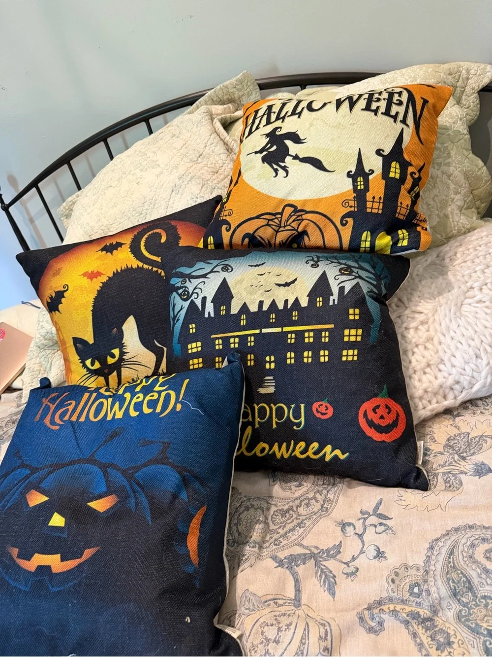 Halloween pillows. Brand new condition.